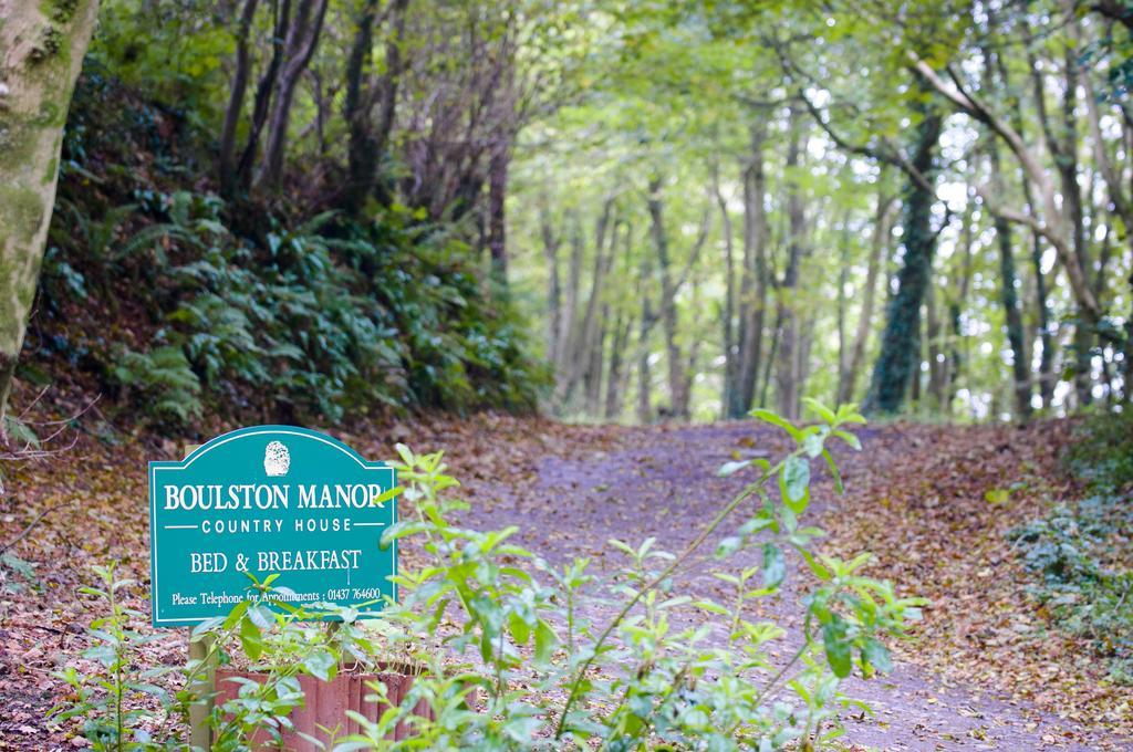 Boulston Manor Pensionat Haverfordwest Exteriör bild